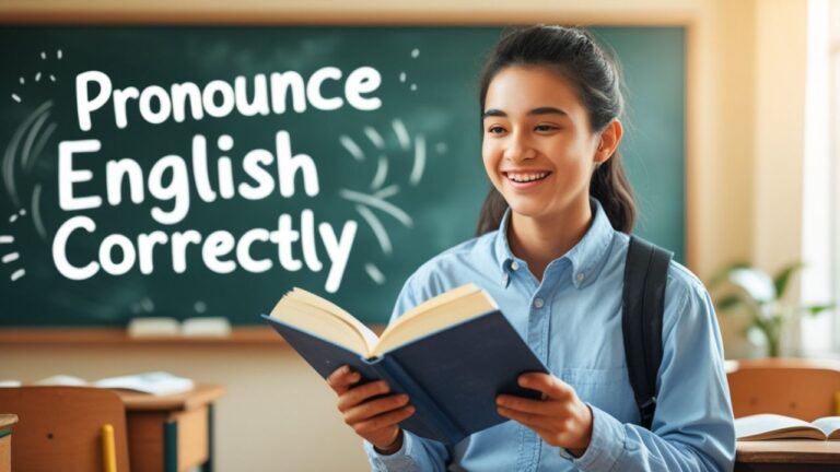 How to Pronounce English Words Correctly